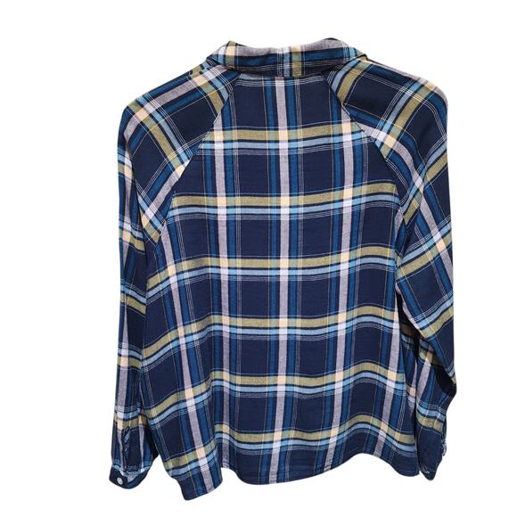 J. Jill Top Plaid Button Down Shirt - Picture 2 of 5